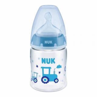 Biberon Nuk First Choice Plus Control Temperatura 150 ml Tetina Silicon M 0-6 luni Tractor