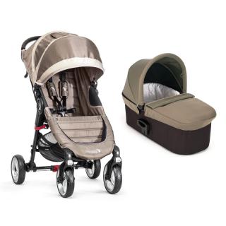 Carucior Baby Jogger City Mini 4 Sand Stone sistem 2 in 1