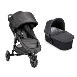 Carucior Baby Jogger City Mini GT Charcoal Denim sistem 2 in 1