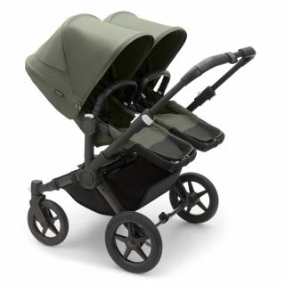 Carucior Bugaboo Donkey 5 Twin Black Forest Green