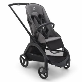 Carucior Bugaboo personalizat Dragonfly Black Grey Melange