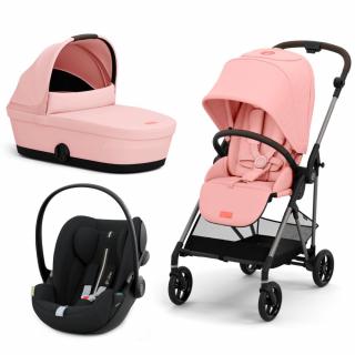 Carucior Cybex Melio B 3 in 1 Candy Pink