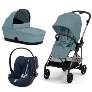 Carucior Cybex Melio B 3 in 1 Stormy Blue