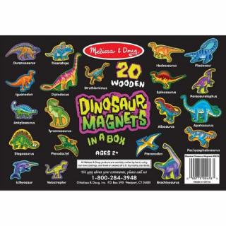 Dinozauri din lemn cu magneti Melissa and Doug