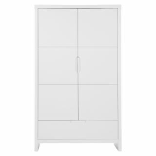 Dulap Childhome Quadro White 110x58x185 cm, MDF Alb