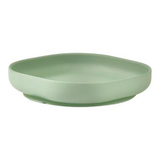 Farfurie silicon cu ventuza Beaba Sage Green