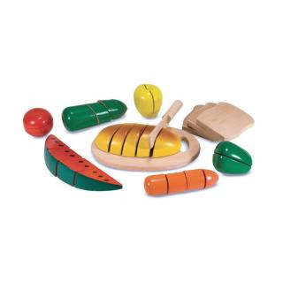 Joc din lemn alimente de feliat Melissa and Doug