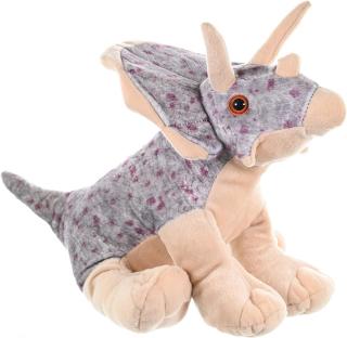 Jucarie de plus Wild Republic Dinozaur Triceratops 30 cm