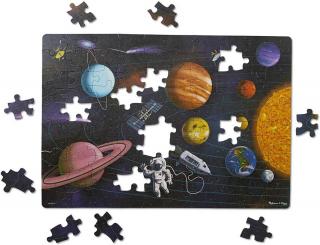 Primul meu puzzle eco din carton Spatiul - Melissa  Doug