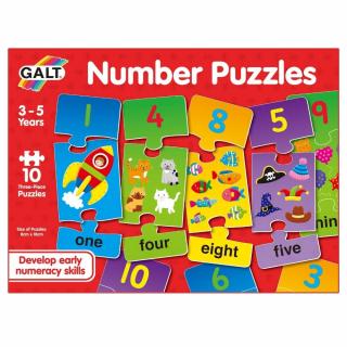 Puzzle cu numere (3 piese) Galt