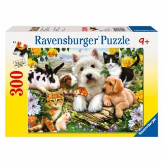 Puzzle Ravensburger Animale Prietenoase, 300 Piese