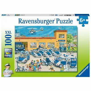 Puzzle Ravensburger Politie, 100 Piese