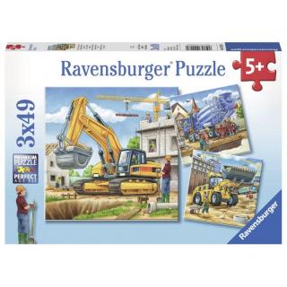 Puzzle Ravensburger - Vehicule de Constructie