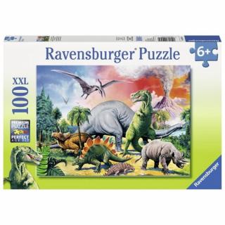 Puzzle Ravensburger XXL - Printre Dinozauri