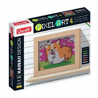 Quercetti Pixel Art Kawaii 4 planse Design Corgi