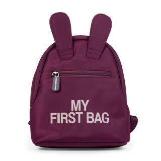 Rucsac pentru copii Childhome My First Bag Visiniu