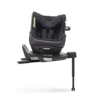 Scaun auto rotativ Bugaboo Owl Black cu baza Isofix