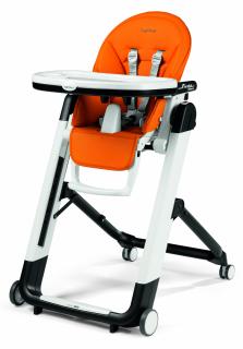 Scaun de masa 2in1 Peg Perego Siesta Follow Me, 0-15 Kg, Arancia, Portocaliu