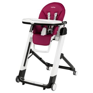 Scaun de masa 2in1 Peg Perego Siesta Follow Me, 0-15 Kg, Berry, Visiniu