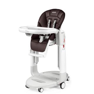 Scaun de masa 3in1 Peg Perego Tatamia Follow Me, 0-15 Kg, Cacao, Maro