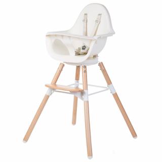 Scaun de masa reglabil in inaltime Childhome Evolu One.80  , Natural Alb