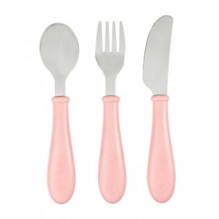 Set 3 tacamuri inox Beaba Old Pink