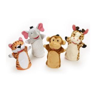 Set 4 papusi de mana Zoo Melissa and Doug