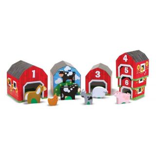 Sortator de forme Casuta cu animale Melissa and Doug