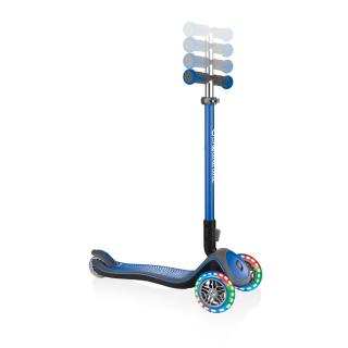 Trotineta pliabila Globber Elite Deluxe Lights Albastru