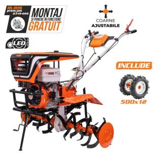 Motosapatoare  RURIS 913 K + roti cauciuc 5.00-12 13 CP