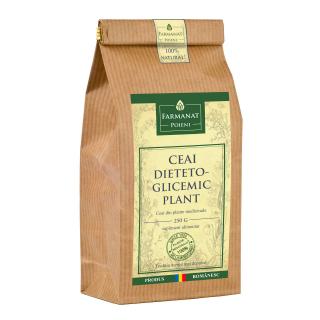 Ceai natural, dieteto-glicemic plant, pentru diabet, afectiuni ale pancreasului, 250g