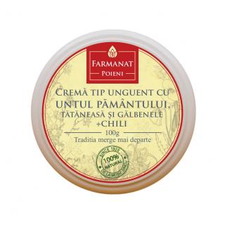 Crema tip Unguent cu Untul Pamantului, Galbenele, Tataneasa si Chili