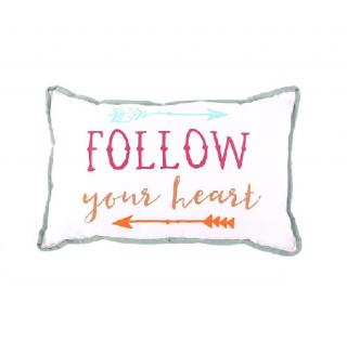 Perna decorativa Follow Your heart