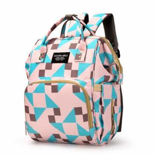 Rucsac multifunctional pentru mamici - Roz