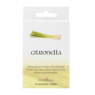 Set 15 conuri parfumate Citronella