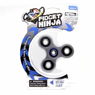 Fidget Ninja Metal Spinner - Argintiu