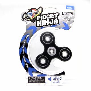 Fidget Ninja Metal Spinner - Negru