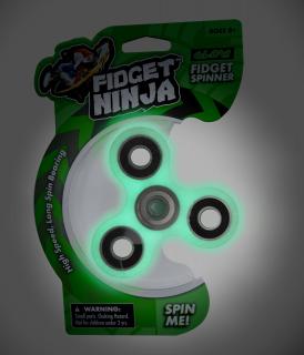 Fidget Ninja Spinner - Fosforescent