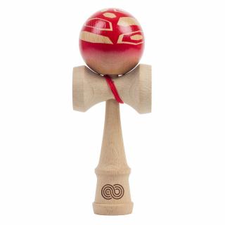 Kendama USA Custom Kaizen - Girr Tortoise Shell - Red Lava