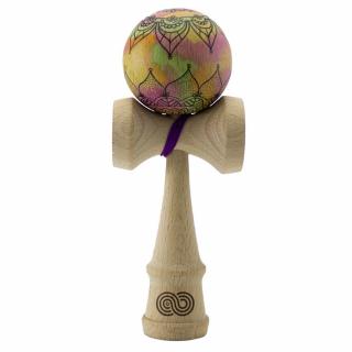 Kendama USA Custom Kaizen - Painted Bluu - Kaleidoscope