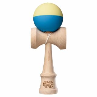 Kendama USA Kaizen 2.0 Half Split - Galben si Albastru