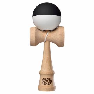 Kendama USA Kaizen Half Split - Alb si Negru