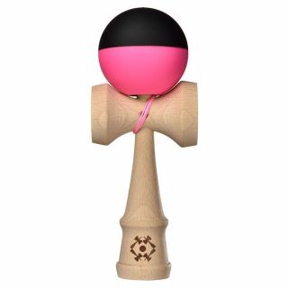 Kendama USA Tribute Half Split - Roz neon cu Negru