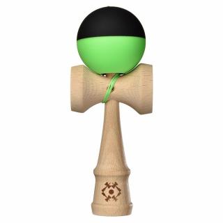 Kendama USA Tribute Half Split - Verde neon cu Negru