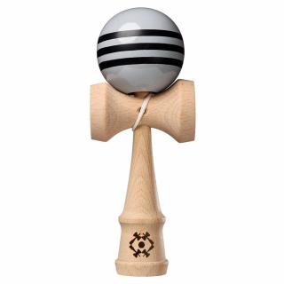 Kendama USA Tribute Triple Stripe - Gri cu Negru