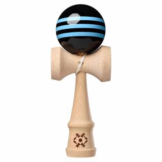 Kendama USA Tribute Triple Stripe - Negru cu Bleu