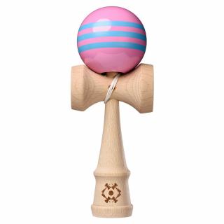 Kendama USA Tribute Triple Stripe - Roz cu Bleu