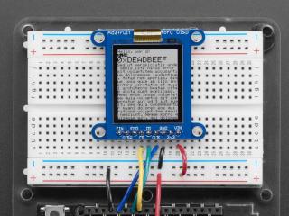 Breakout afisaj LCD SHARP monocromatic, de 1.3 inch, cu memorie