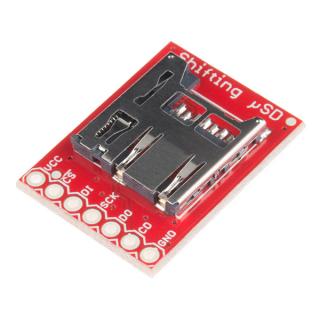 Breakout  microSD cu convertor de nivel logic SparkFun