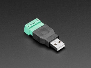Conector USB-A Tata Plug cu 5-pin Terminal Block